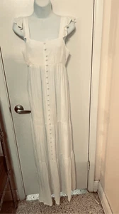 BB Dakota Ready Yacht Dress White Gauze Damen Kleid Damen Gr. XS Neu - Bild 1 von 15