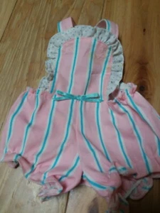 Vintage 1990 Kenner Baby Alive Original Jumpsuit Outfit Romper - Picture 1 of 3