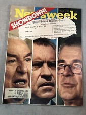 Vintage Newsweek Magazine August 6 1973 Showdown! Nixon