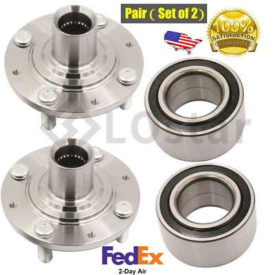 Pair(2) Front Wheel Hub & Bearing Assembly Fits 02-06 Nissan Sentra 2.5L - Image 1 of 2