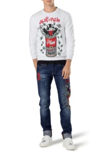 Philipp Plein x Alec Monopoly Money Soup Sweatshirt White RARE - Picture 1 of 12