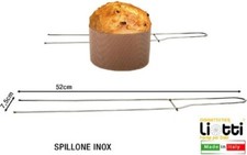 Spillone acciaio inox per dolci panettone colomba oggettistica liotti