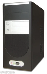 Micro ATX Tower Gehäuse Free 300 Watt Netzteil. (KMA3389BB) - Bild 1 von 5