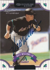 2004 Donruss Timelines Recollection Autographs #1518 Matt Williams 02 Auto /28 - Picture 1 of 2