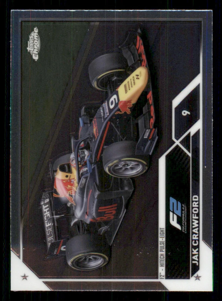 2023 Topps Chrome Formula 1 #128 Jak Crawford CAR - Image 1 of 2