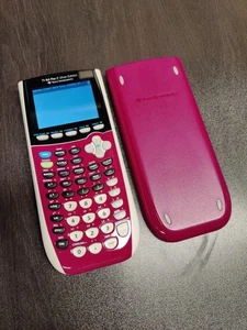 Texas Instruments TI-84 Plus C Silver Edition Graphing Calculator Pink W/ Cover - Picture 1 of 5
