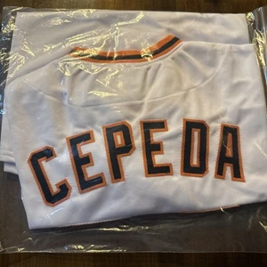 Autographed Signed ORLANDO CEPEDA  Giants Grey Jersey JSA Witness Protection COA - Picture 1 of 4