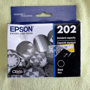 EPSON 202 SCHWARZE TINTENPATRONE EXP 04/2026 BRANDNEU - Bild 1 von 3