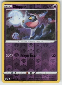 Shuppet Reverse Holo Common SWSH11: Lost Origin 072/196 LP-NM - Picture 1 of 2