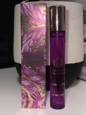 Versace Dylan Purple Eau de Parfum Spray Tamaño de Viaje 0.3 fl oz/10 ml Nuevo en Caja Foto 1 de 3
