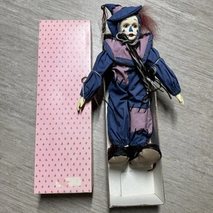 Vintage Brinn's Porcelain Doll Scarecrow 1986 You Are Nobody Till Somebody Loves - Picture 1 of 8