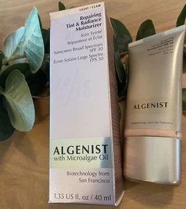 Algenist Repairing Tint & Radiance Moisturizer Sunscreen SPF 30 Light Microalgae - Picture 1 of 6