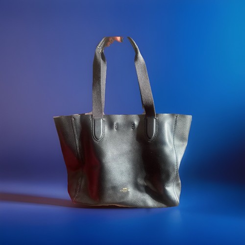 Borsa Coach Derby Tote Bag nera in pelle di ciottoli numero stile H2298 58660