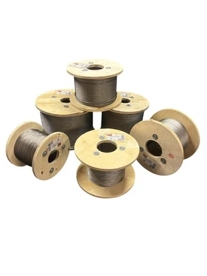 S+P Drahtseil Edelstahl V4A 1mm - 5mm Stahlseil 7x7 1m - 250m