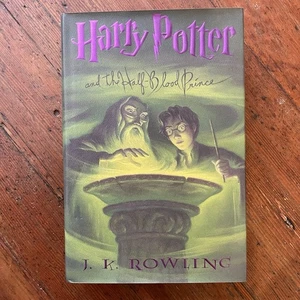Harry Potter & The Half-Blood Prince 1st US Ed / 1st Print HC w/ Printing Errors - Foto 1 di 13
