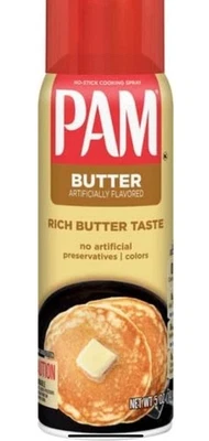 PAM Butter No Stick Cooking Spray 5 oz - Image 1 of 3