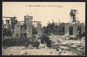 AK Berry-au-Bac /Aisne, Detail der Zuckerfabrik  - Bild 1 von 2