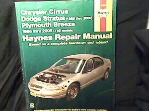 Haynes Plymouth Breeze Repair Manual 1995-2000 Chrysler Cirrus Dodge Stratus - Bild 1 von 2
