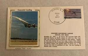 First Concorde ungeplante Landung Newark New Jersey 21. Dezember 1977 selten - Bild 1 von 4