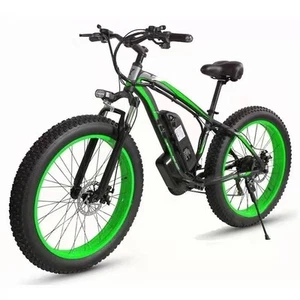 Electric Bicycle Lithium Tram Snow Electric Mountain Bike 21 Speed - Picture 1 of 5