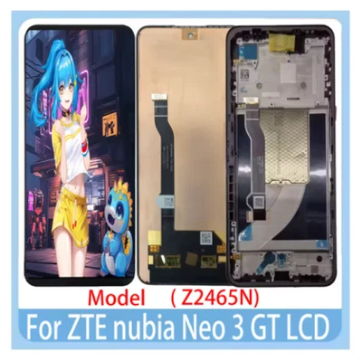 OLED Display LCD Screen Touch Digitizer Replacement For ZTE nubia Neo 3 GT 5G - Image 1 of 3
