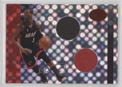 2006 Bowman Elevation Power Brokers Dual Relics Red /49 Dwyane Wade #PBDR-DW HOF - Image 1 of 2