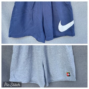 Nike Sportswear Club Herren Large Sweat Shorts Navy/White BV2721-410 - Bild 1 von 16