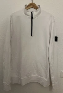 Stone Island Pullover, half zib, troyer,white, weiß, SI, XXL regular fit - Bild 1 von 6