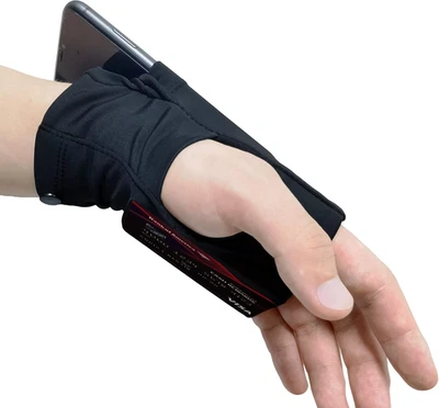 Armband für Handy zum Laufen Handy Halter Freisprech Handgelenk Geldbörse, Handgelenk Pou - Bild 1 von 4