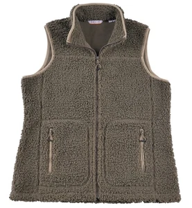 Orvis Sherpa Weste Damen M grün Full Zip Outdoor Freizeit Wanderweste - Bild 1 von 9