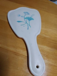 Zelluloid Handbemalt Blumen Handspiegel.  - Bild 1 von 4