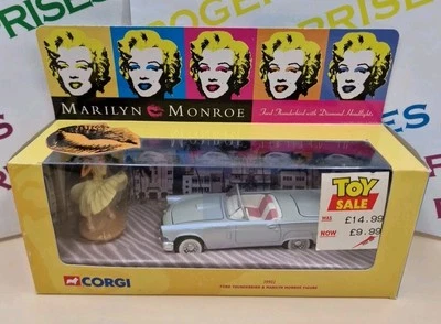 Juego de figuras de coleccionistas Corgi Diecast 39902 Ford Thunderbird y Marilyn Monroe Foto 1 de 4