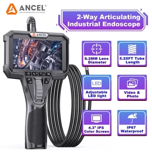 ANCEL AN301 Industrie Endoskop 6 2mm Gelenksonde Endoskop 4 3 Monitor - Bild 1 von 17