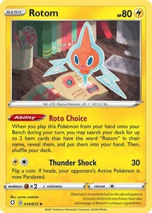 Pokemon Rotom Shining Fates 034/072 LP - Picture 1 of 1