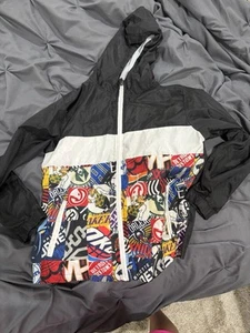 NBA Logo Kids 10-12 Rain Coat - Picture 1 of 3