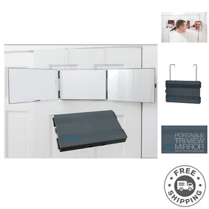 Portable Adjustable Tri-Fold Mirror for Home or Travel … Charcoal - Picture 1 of 6