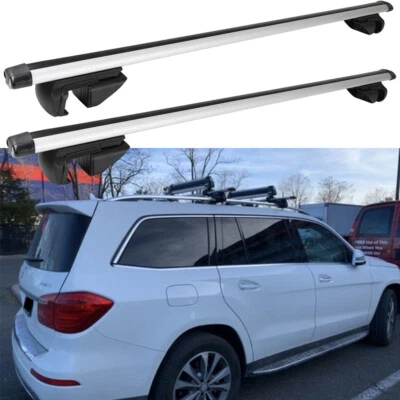 For 2007-2016 Mercedes-Benz GL450 53" Roof Rack Crossbars Kayak Cargo Carrier Foto 1 de 4