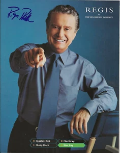 Regis Philbin Talkshow Moderator ECHTES handsigniertes Mag Pinup Foto COA handsigniert - Bild 1 von 2