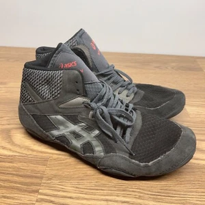 Asics Snapdown 3- Black/Gunmetal Wrestling Shoes- Men's Size 10.5 Wide - Picture 1 of 9