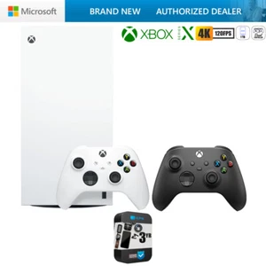 Microsoft Xbox Series X 1TB Console w/ Dual Controller + 3 Year Warranty Bundle - Picture 1 of 12