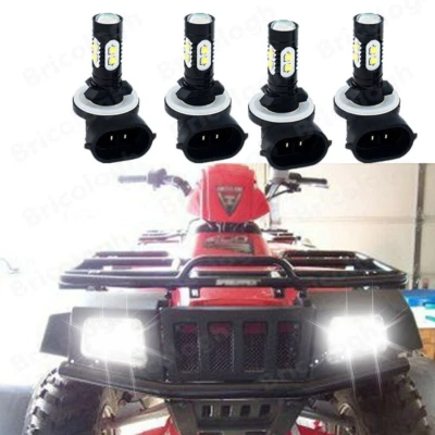 PARA ARCTIC CAT 400 500 650 700 FARO HAZ ALTO/BAJO BOMBILLA LED 90W BLANCO 4PC Foto 1 de 4