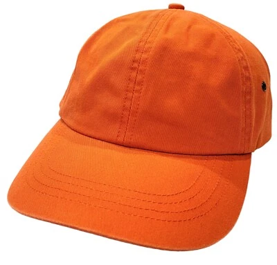 Vintage Top-Of-The-World TOW Solid Orange Relaxed-Fit OSFM Hat Cap NEW  - Image 1 of 4