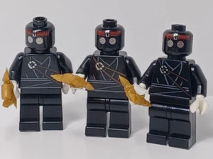 Lego Teenage Mutant Ninja Turtle Foot Soldiers Robot tnt011 lot of 3 Minifigs - Picture 1 of 2