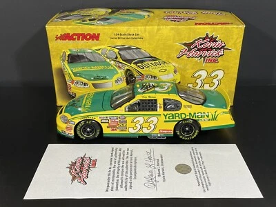 Tony Raines Kevin Harvick #33 Dual Autographed Yardman 2005 1/24 NASCAR Die-Cast - Image 1 of 4