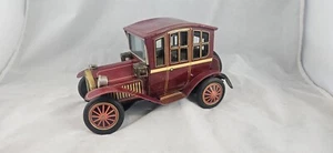 Rosko Battery steam Operated Antique Grand-Pa Car Tin Toy Untested - Picture 1 of 9