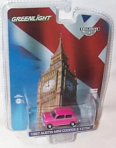 1967 Austin Mini Cooper S 1275K pink 1/64 Greenlight 51628 - Bild 1 von 2
