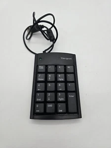 Targus PAUK10U Wired 10- Key Number Keyboard - Tested Working - Black - Picture 1 of 2