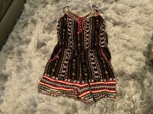 Womens Pinky romper size XL sleeveless multicolor