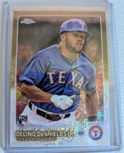 2015 Topps Chrome Update Delino DeShields Jr. Gold - Picture 1 of 9