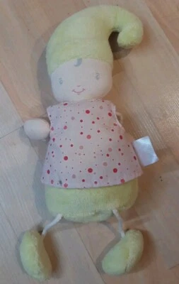 Pou / Doudou hochet lutin vert COROLLE - 2003 30cm - Photo 1/3